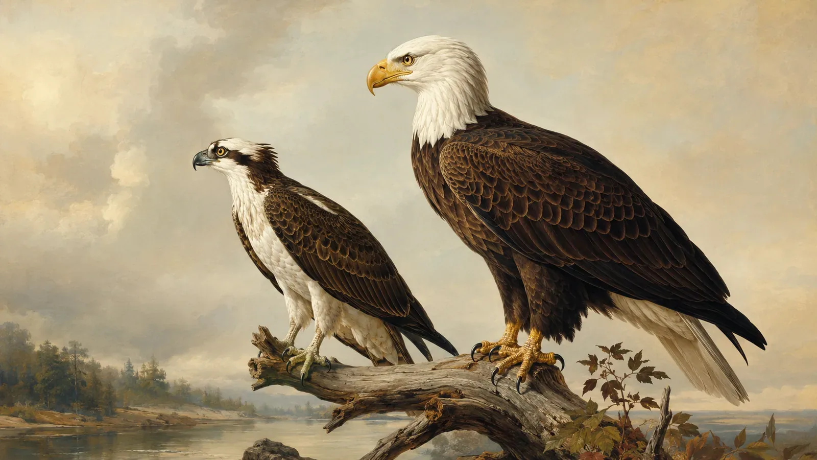 Birds that look like bald eagles (and the one tell for each)