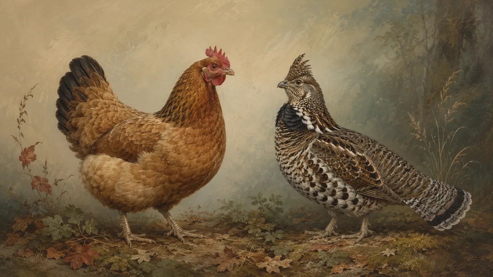 The birds that look like chickens (and the one that is)