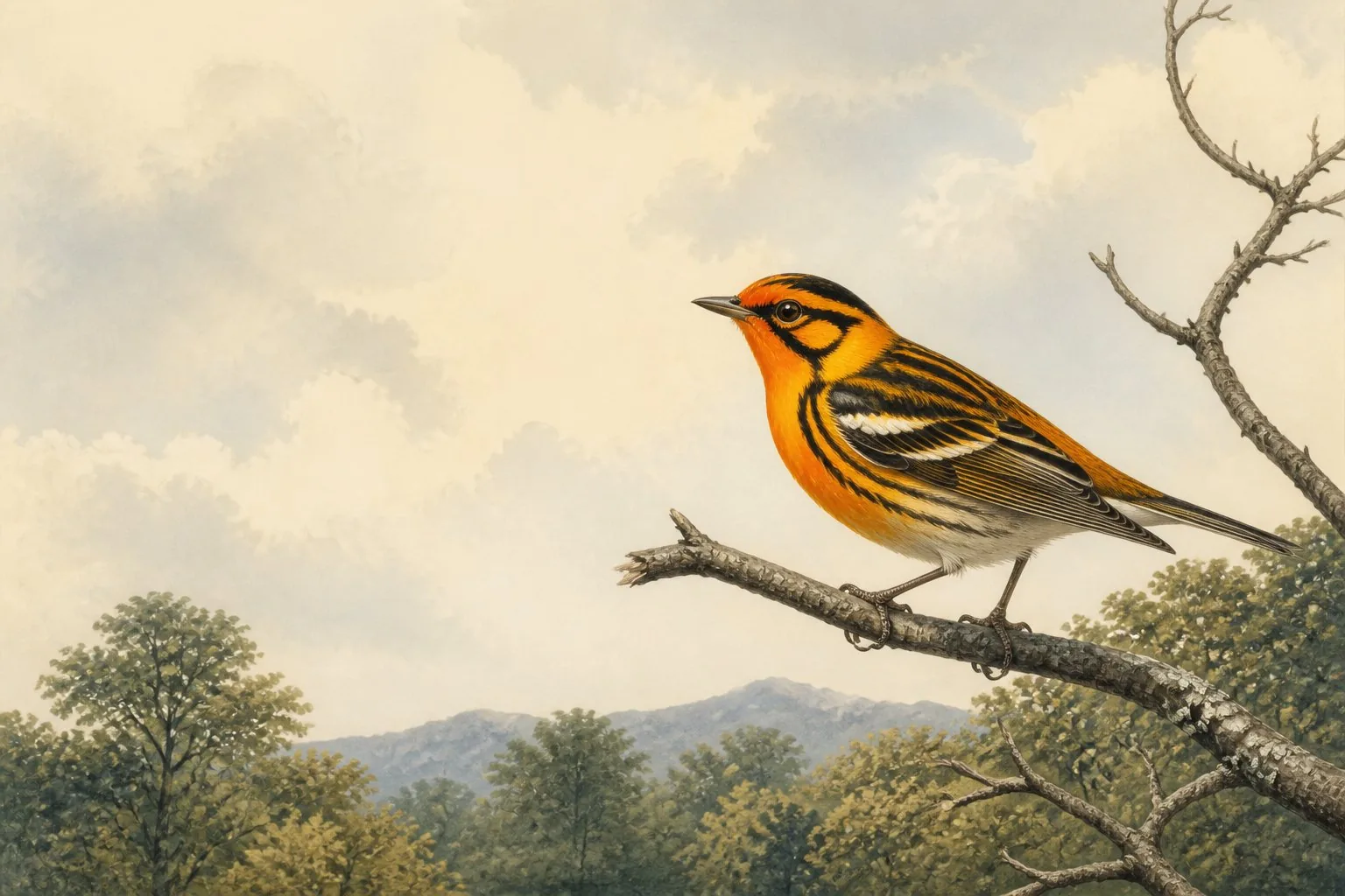 Orange birds in Alaska