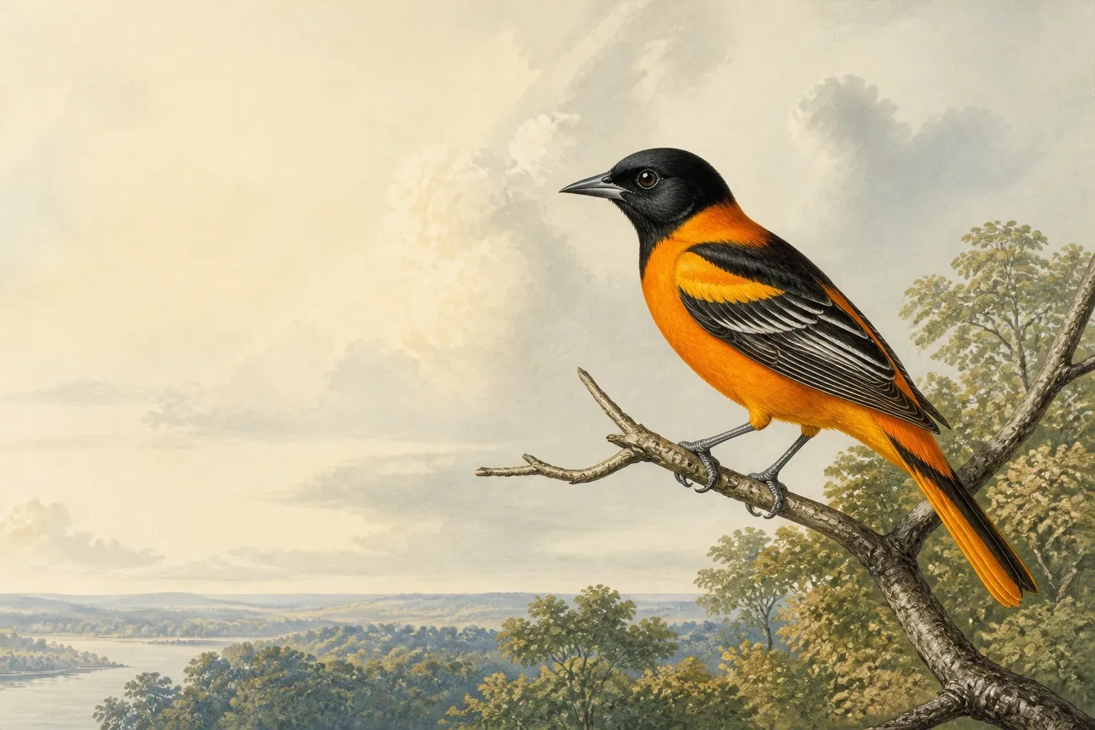 Orange Birds in Hawaii