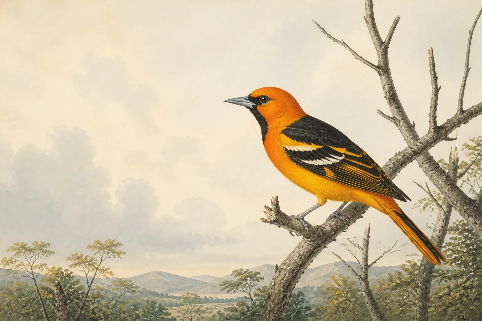 Orange Birds in Idaho
