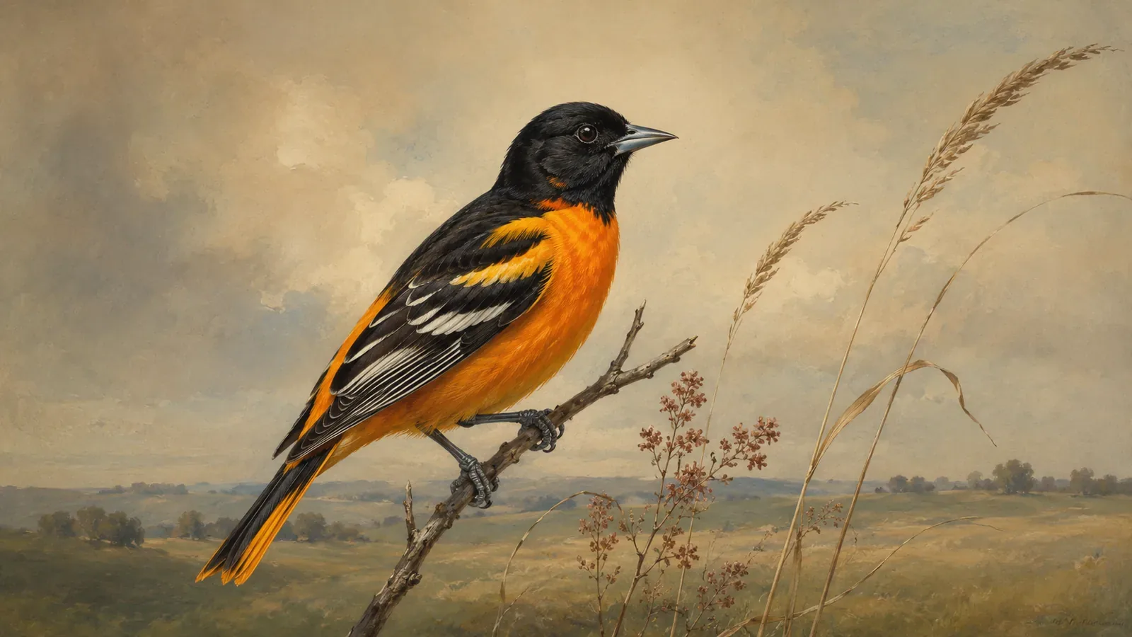 Orange Birds in Illinois