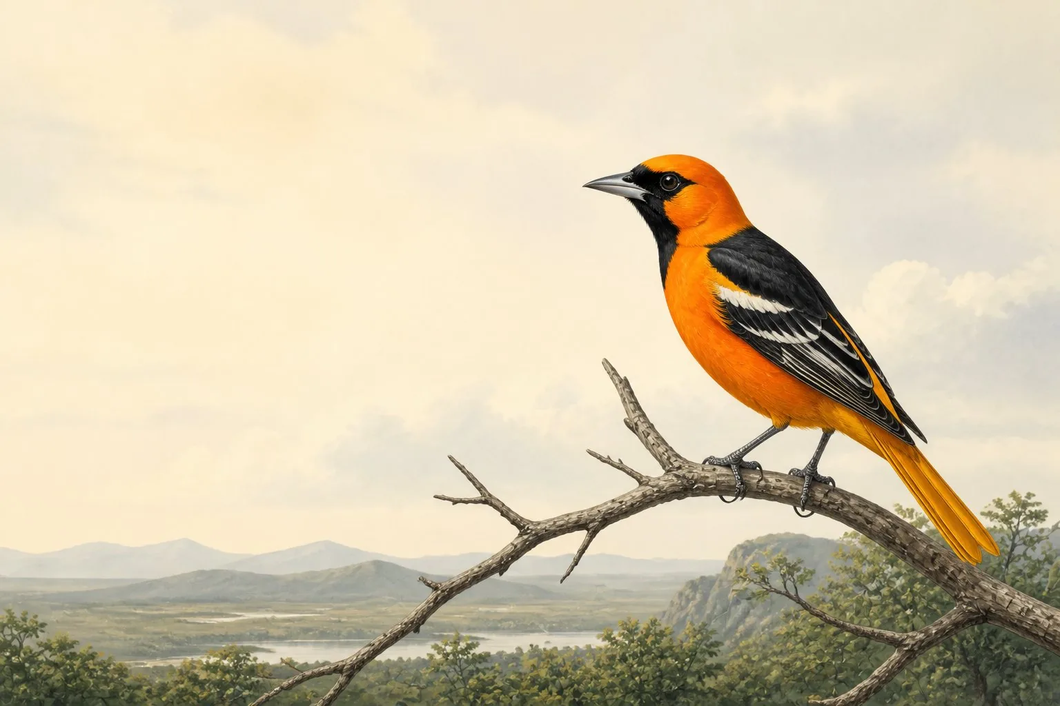 Orange Birds in Mississippi