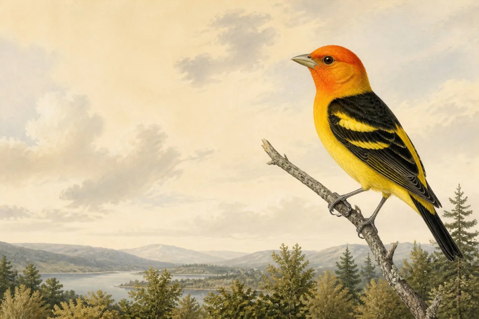 Orange Birds in Nebraska