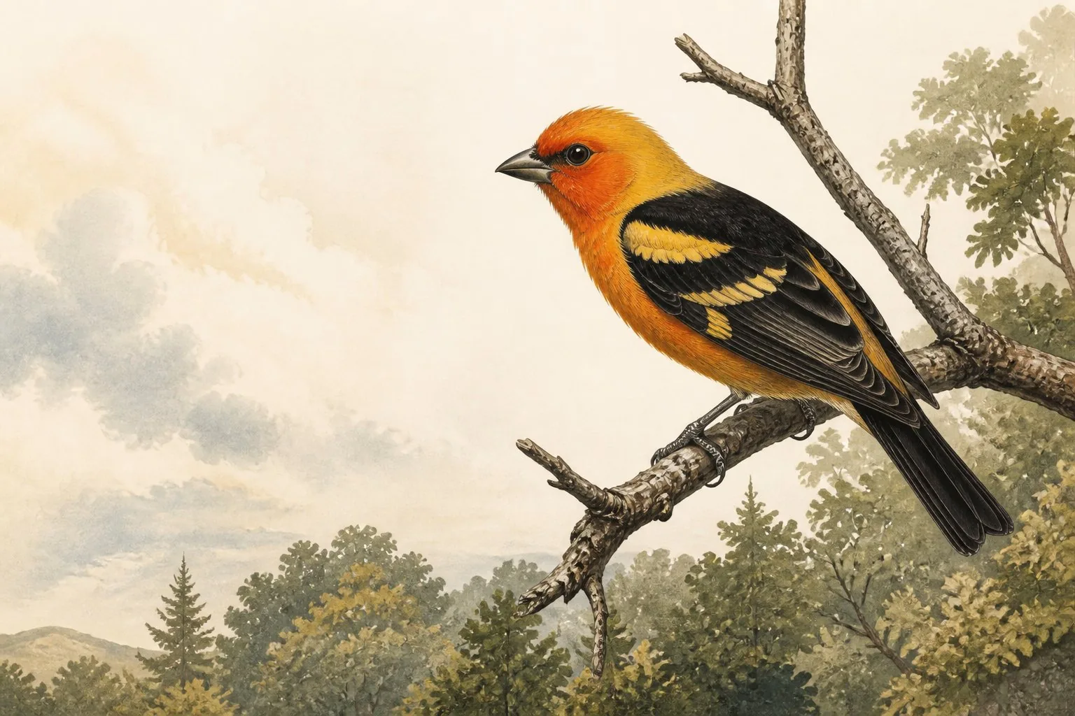 Orange Birds in North America