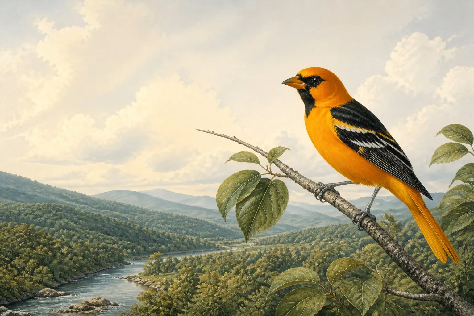 Orange Birds in North Carolina