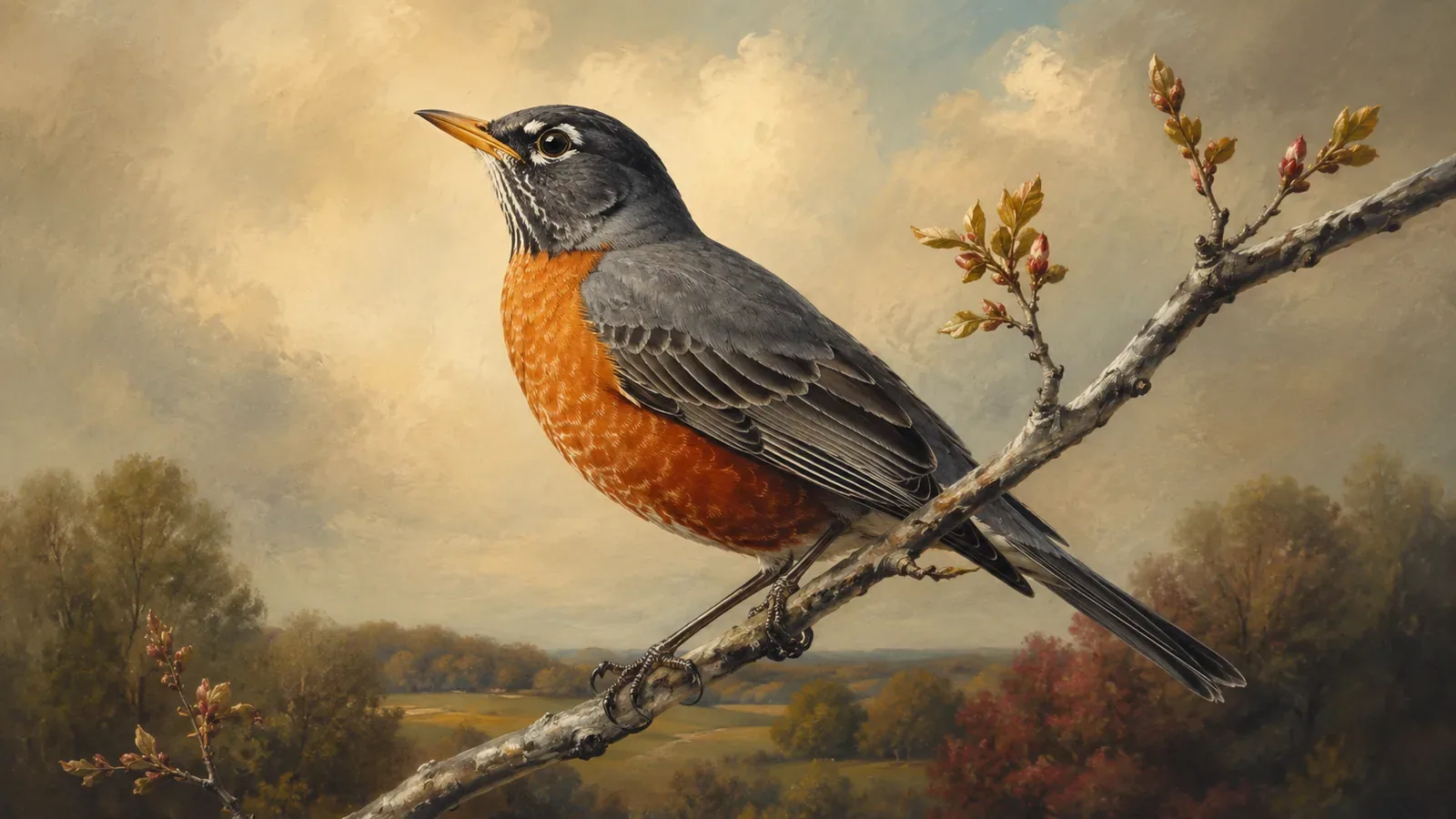 Orange Birds in Ohio