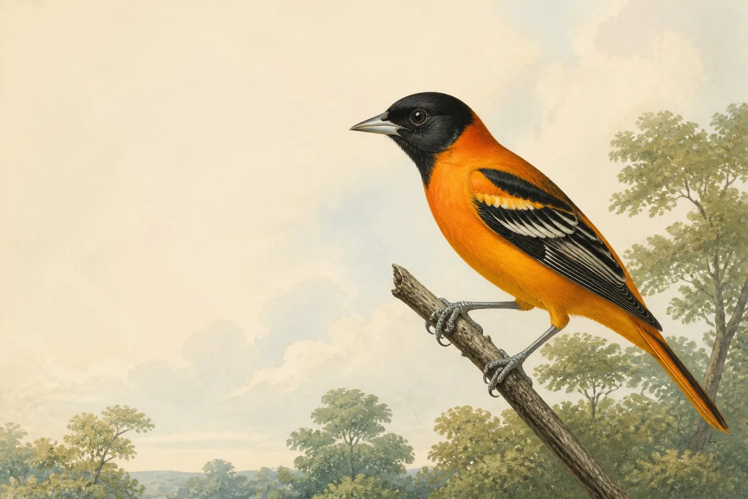 Orange Birds in Rhode Island