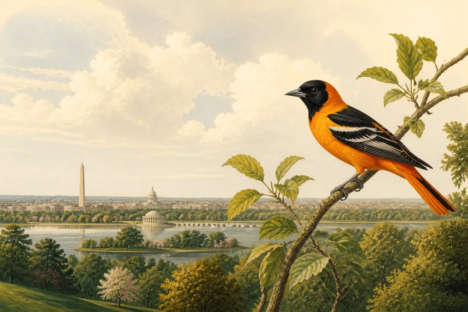 Orange Birds in Washington State