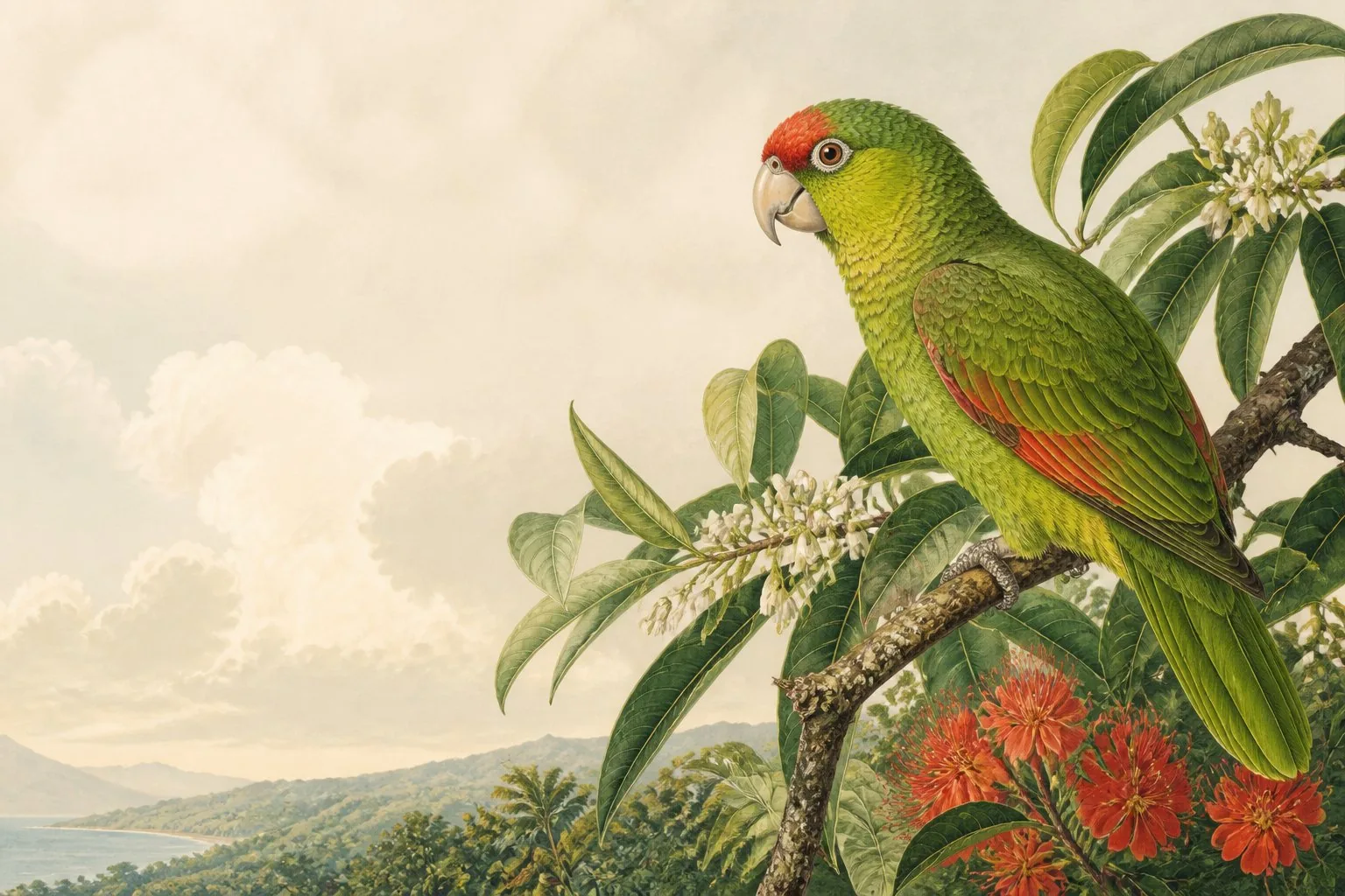 The Puerto Rican parrot is not saved yet