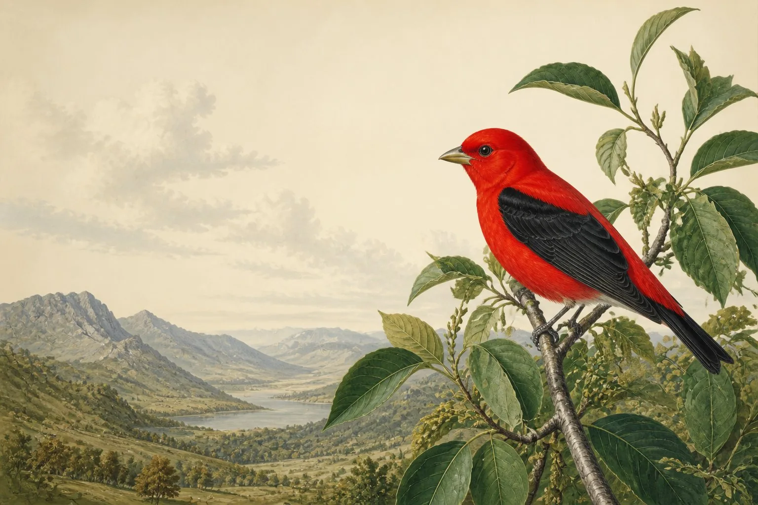 Red Birds in California: Four Species, Four Shades of Red
