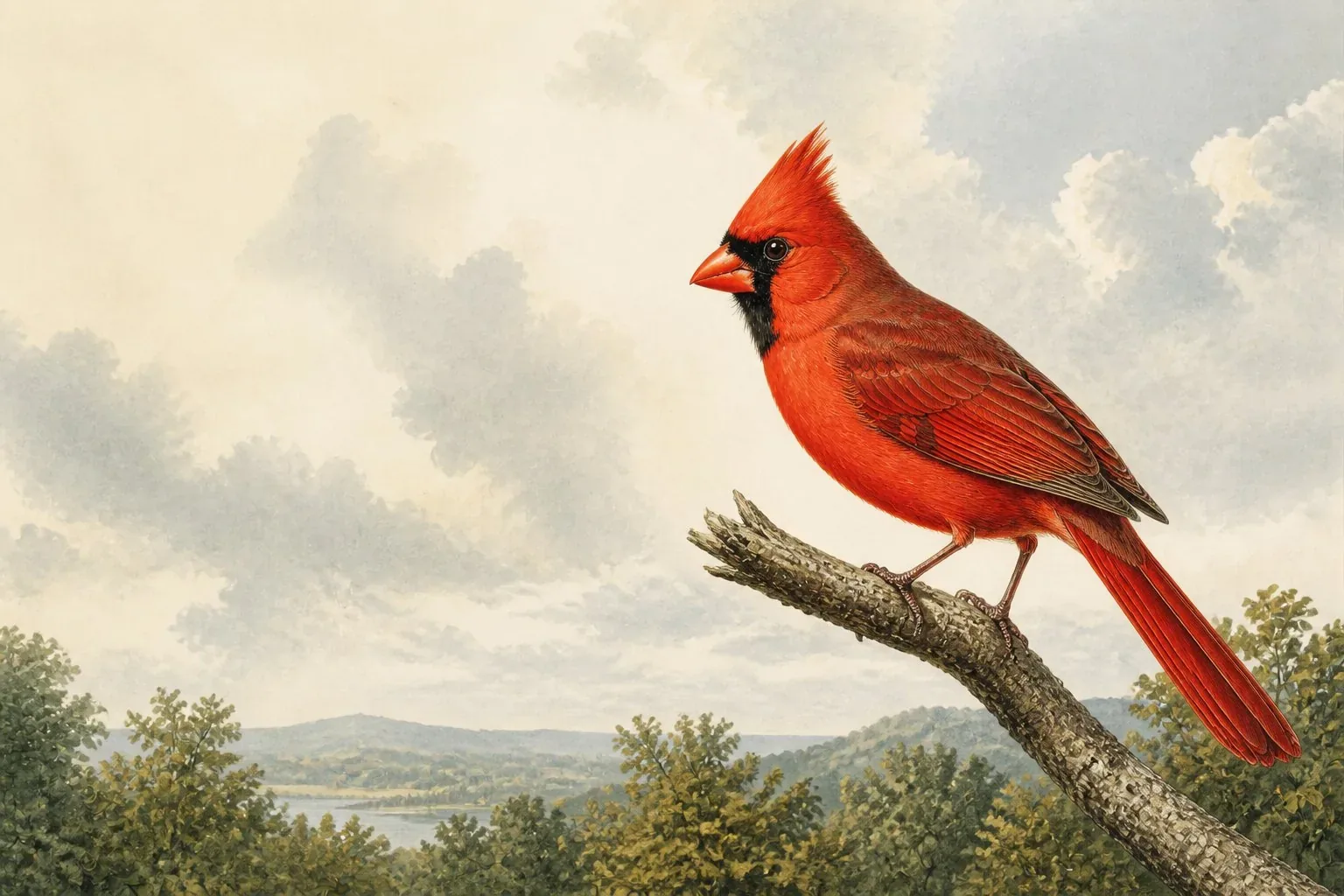 Red Birds in Idaho