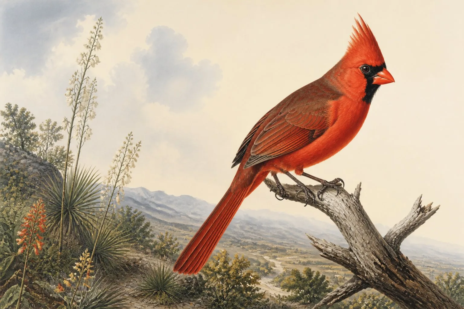 Red Birds in Kansas