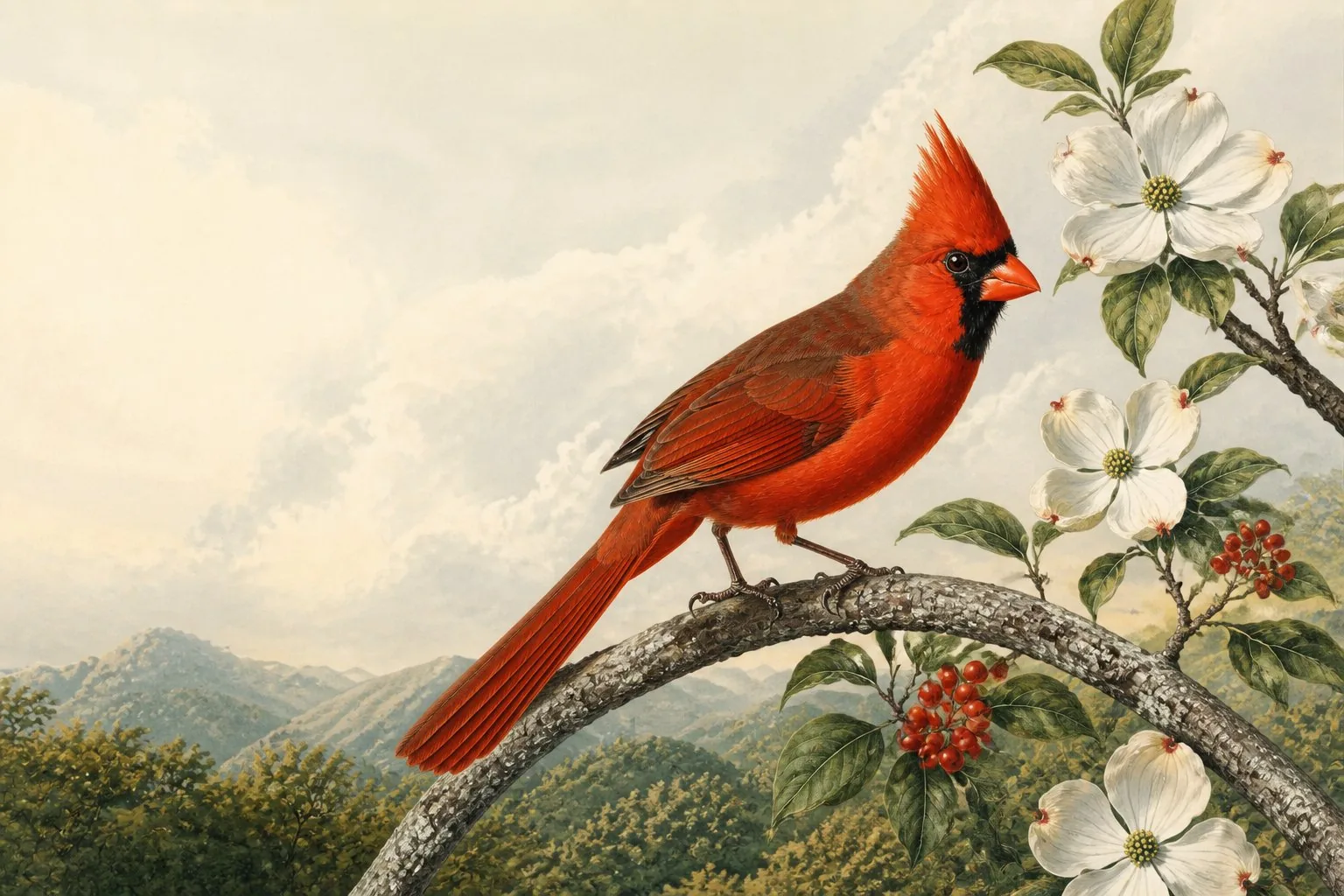 Red Birds in Louisiana
