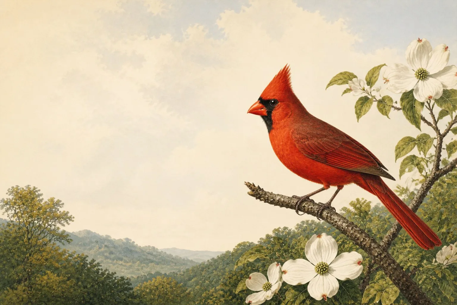 Red Birds in Maryland: Cardinal, Tanager, Finch, and the Winter Arrivals