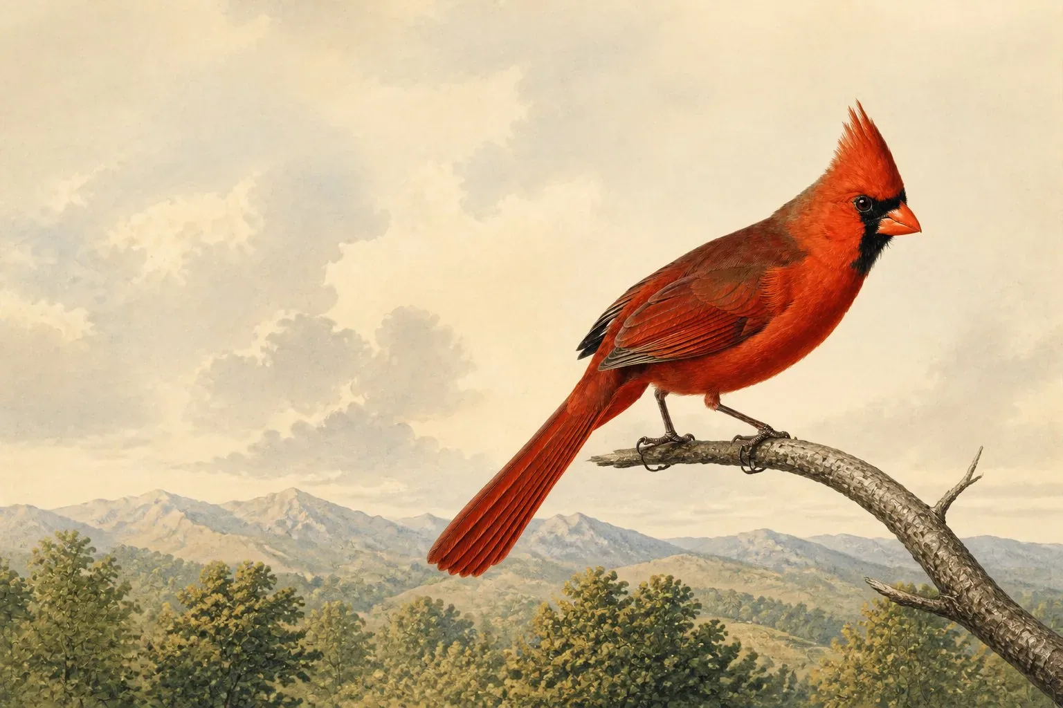 Red Birds in Minnesota
