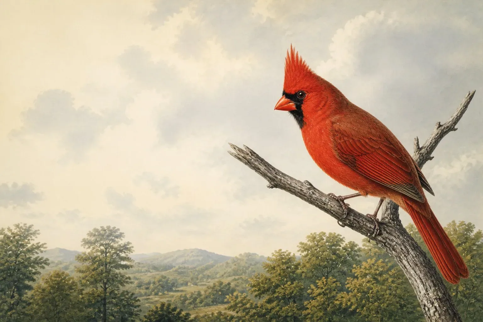 Red Birds in New Hampshire