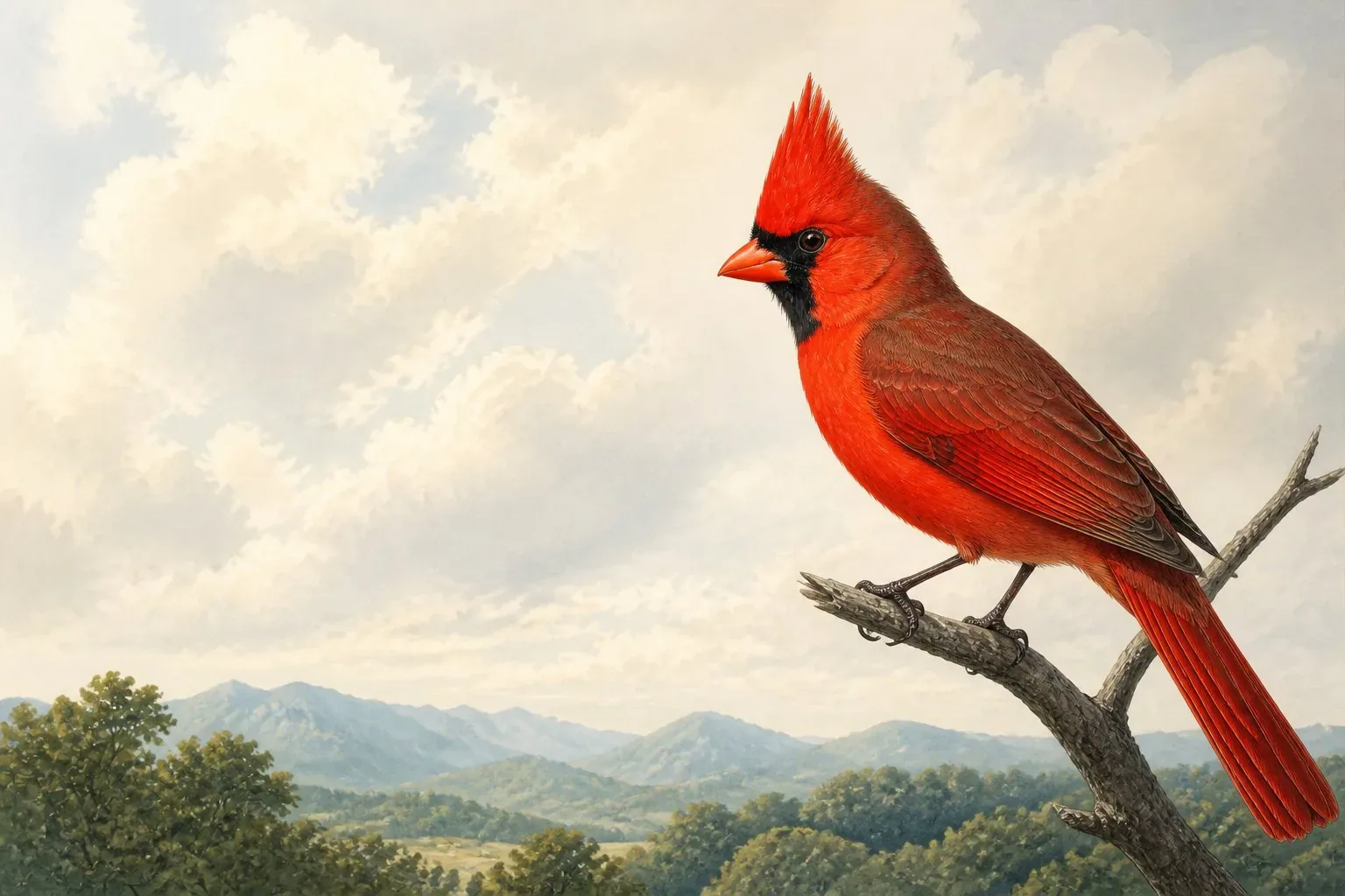 Red Birds in Ohio: Cardinal, Tanager, and the Others