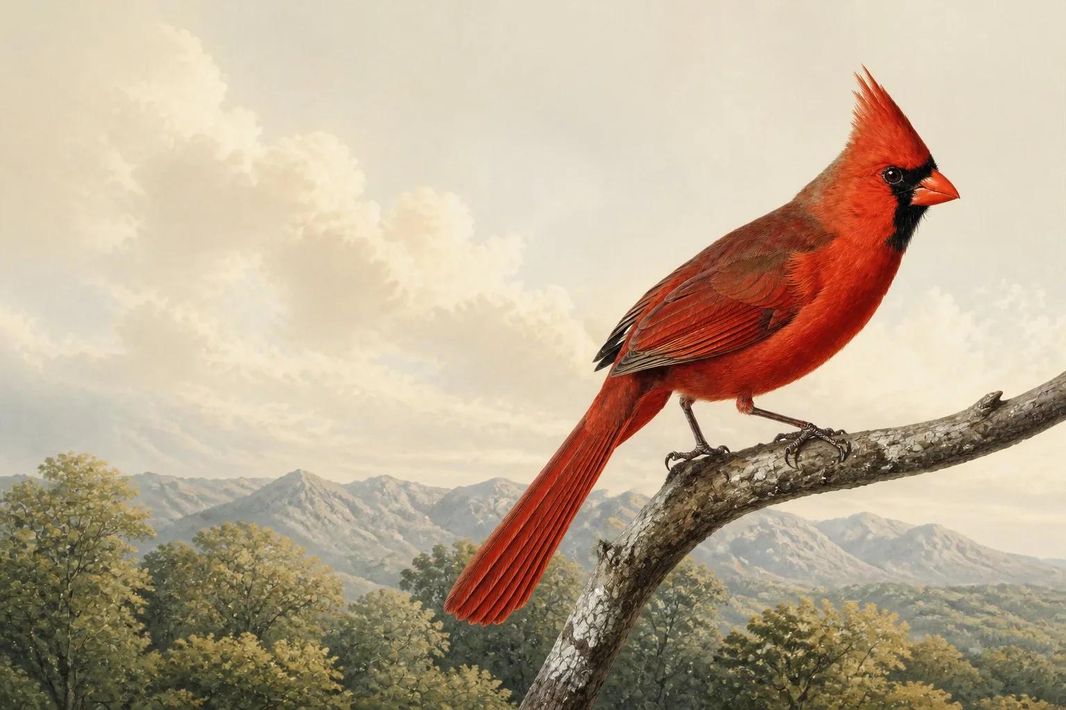 Red Birds in Oklahoma