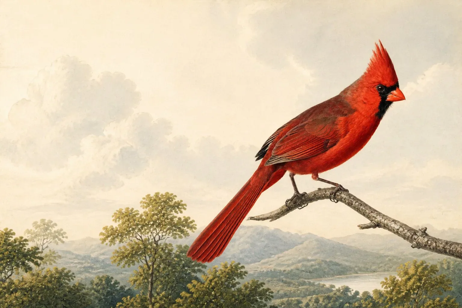 Red Birds in Rhode Island