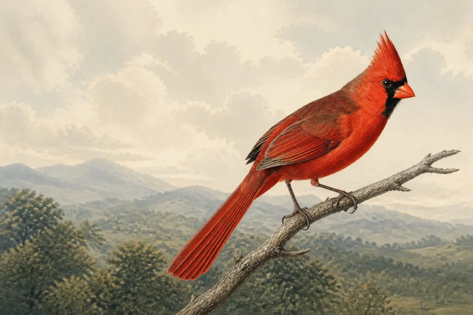 Red Birds in South Dakota