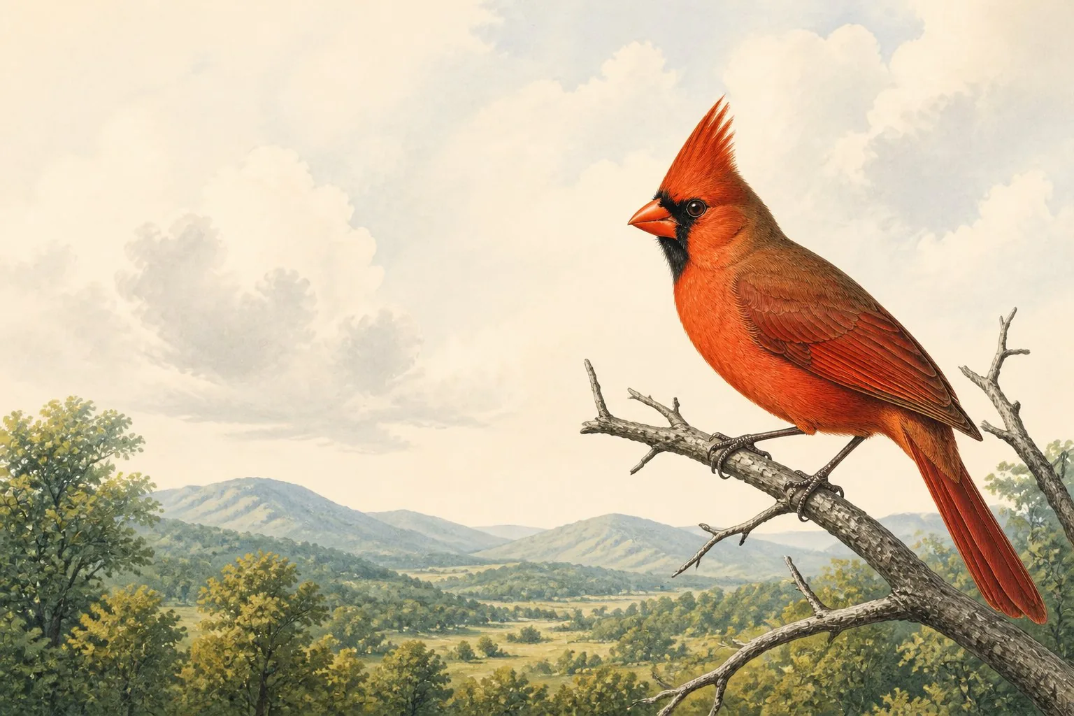Red Birds in Texas