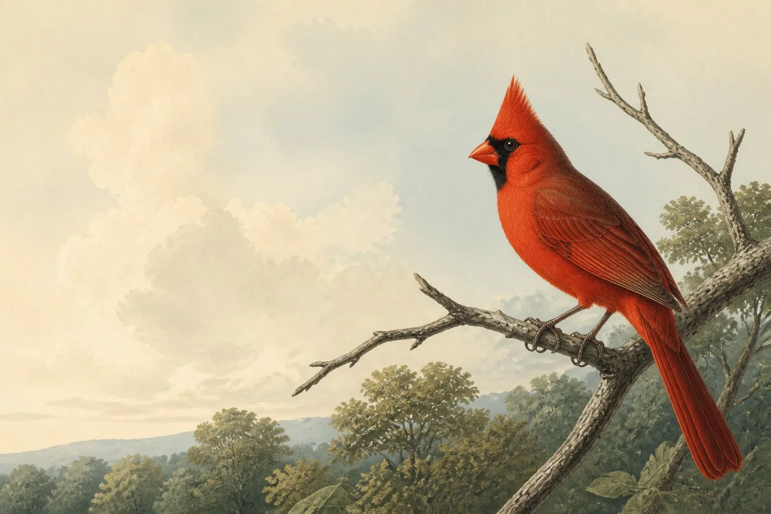 Red Birds in Virginia