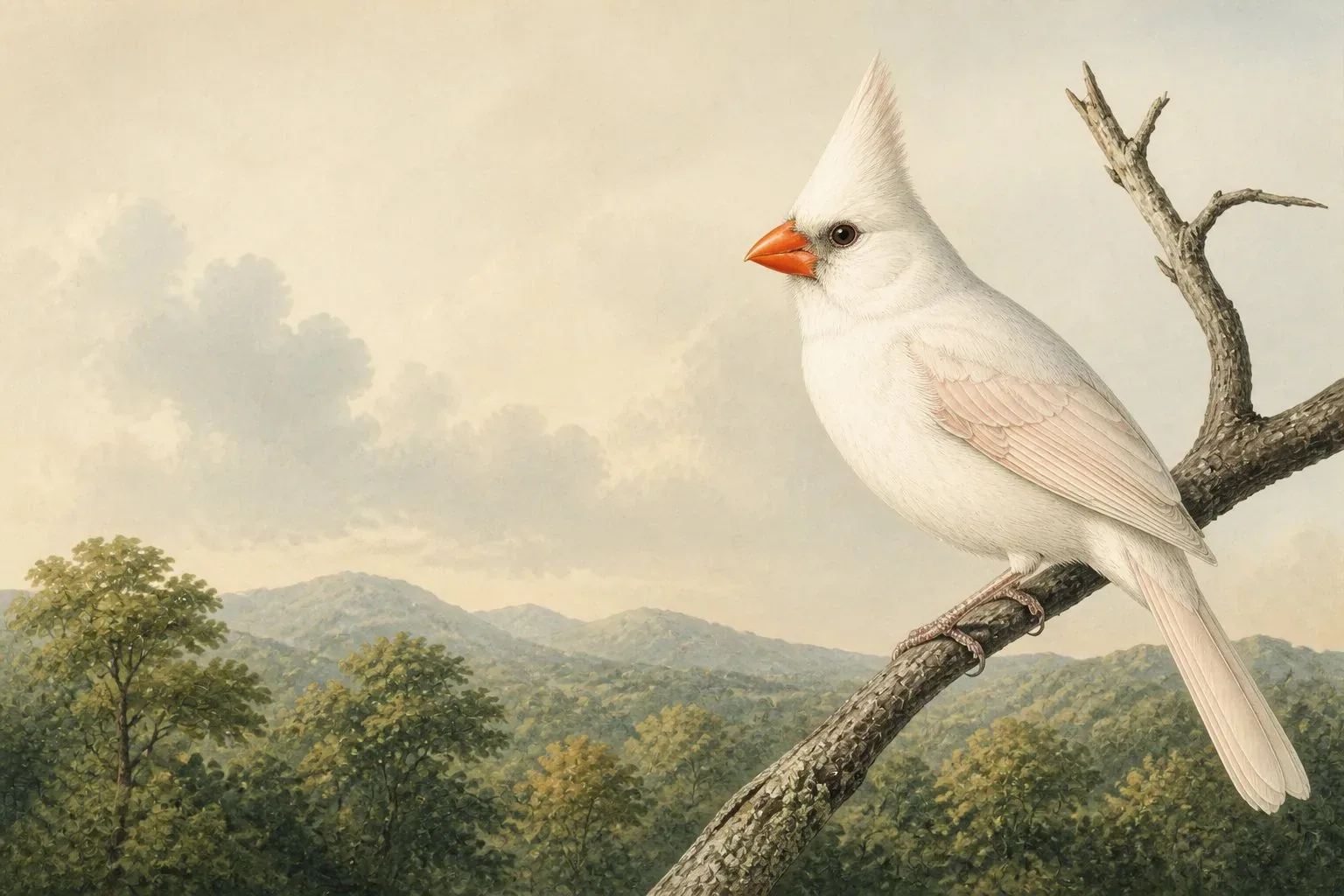White Cardinals: What Leucism and Albinism Actually Do to a Cardinal's Colour