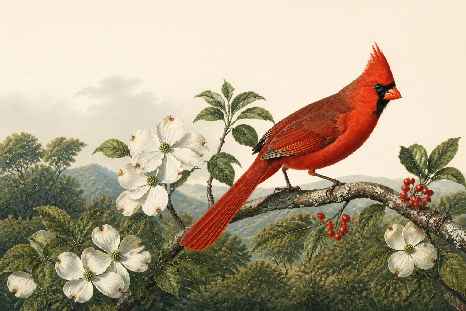 Why cardinals stay in winter