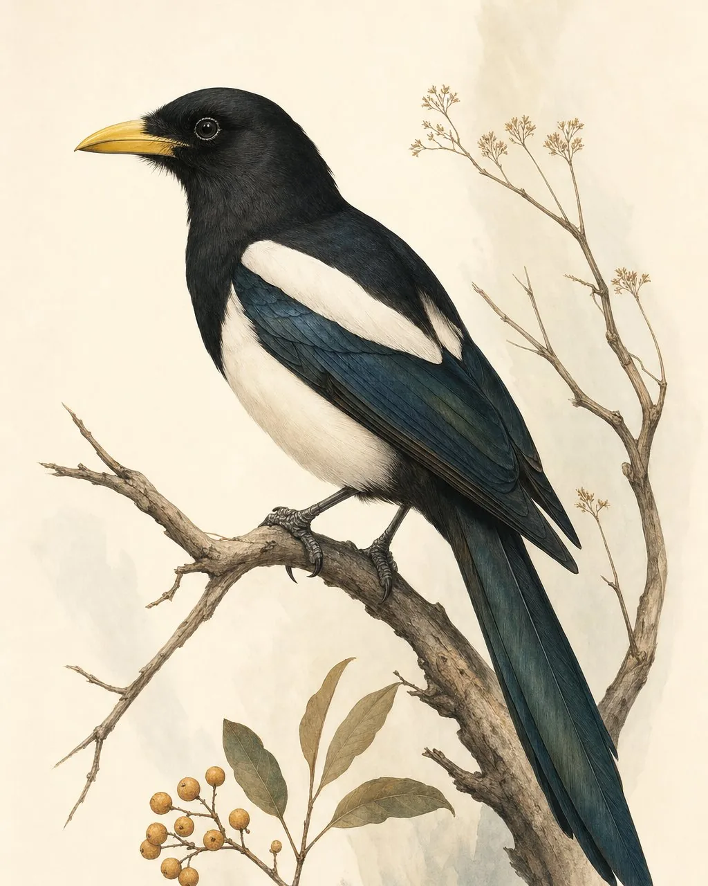 Yellow-billed Magpie
