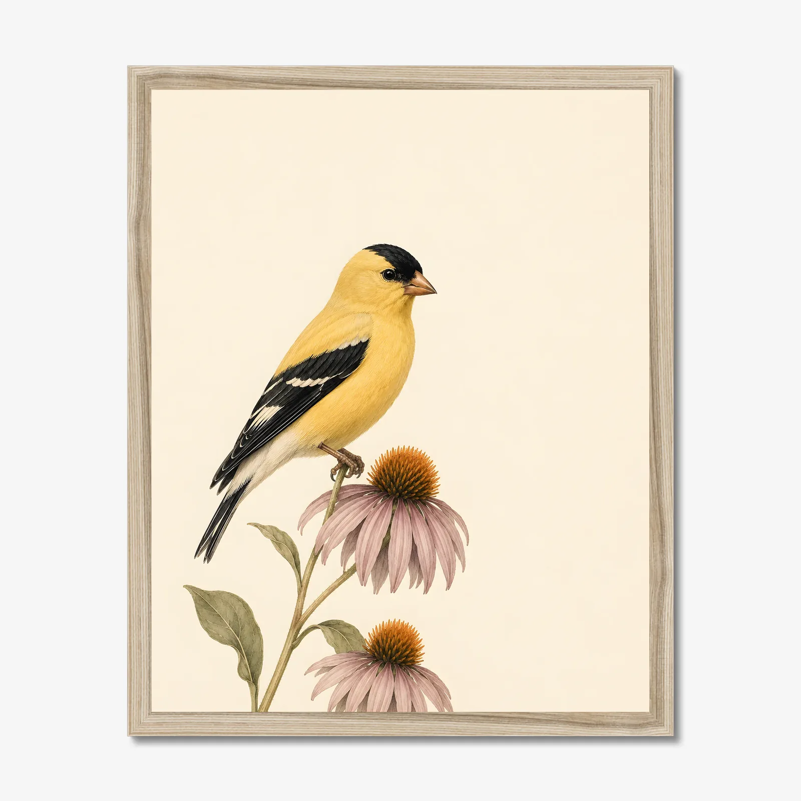 American Goldfinch Print shown as a fine-art print