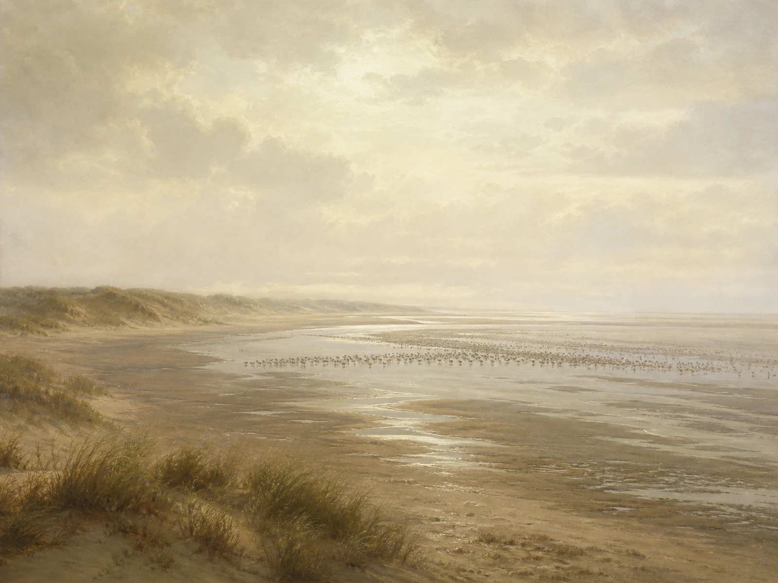 A painted landscape of Delaware bird habitat