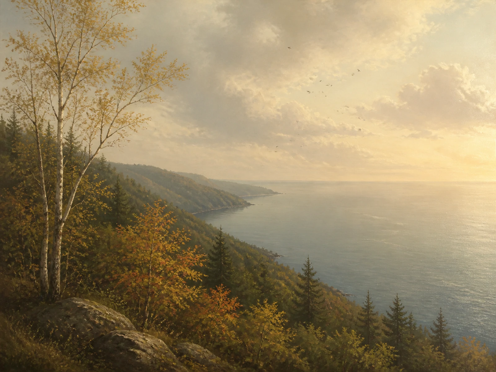 A painted landscape of Minnesota bird habitat