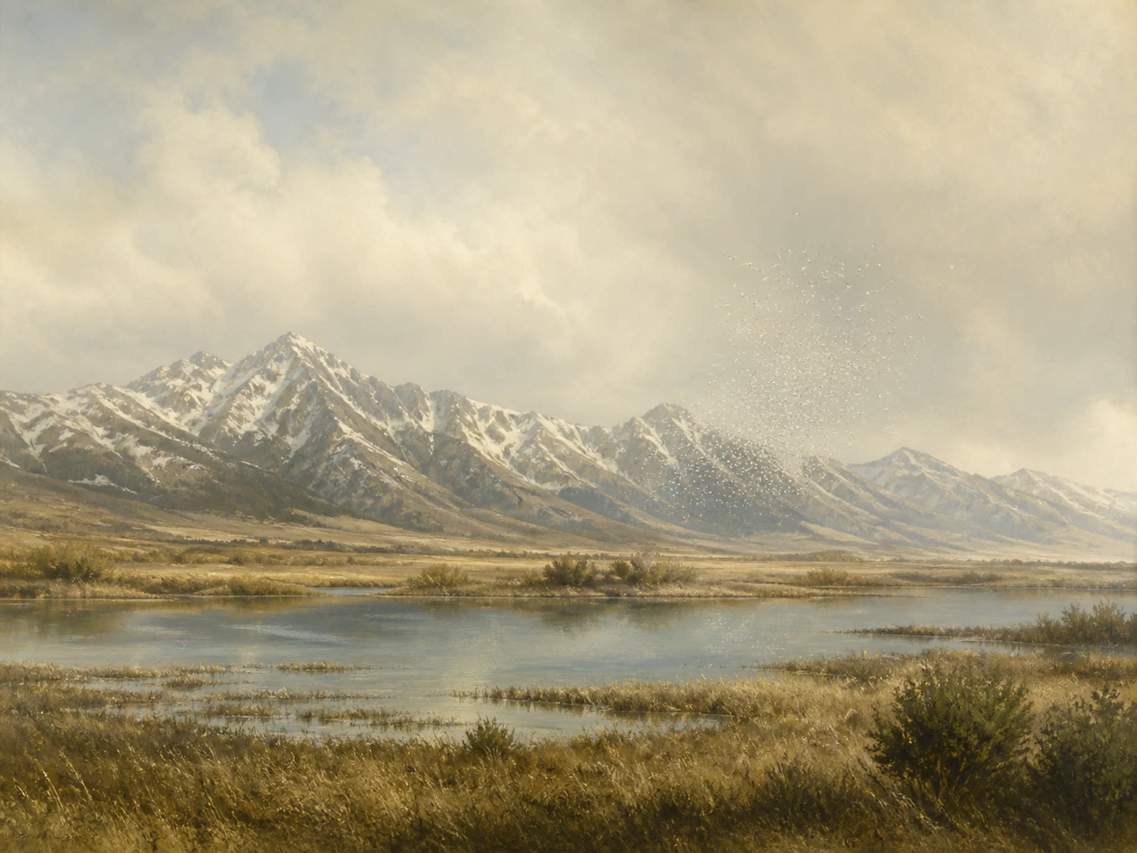A painted landscape of Montana bird habitat