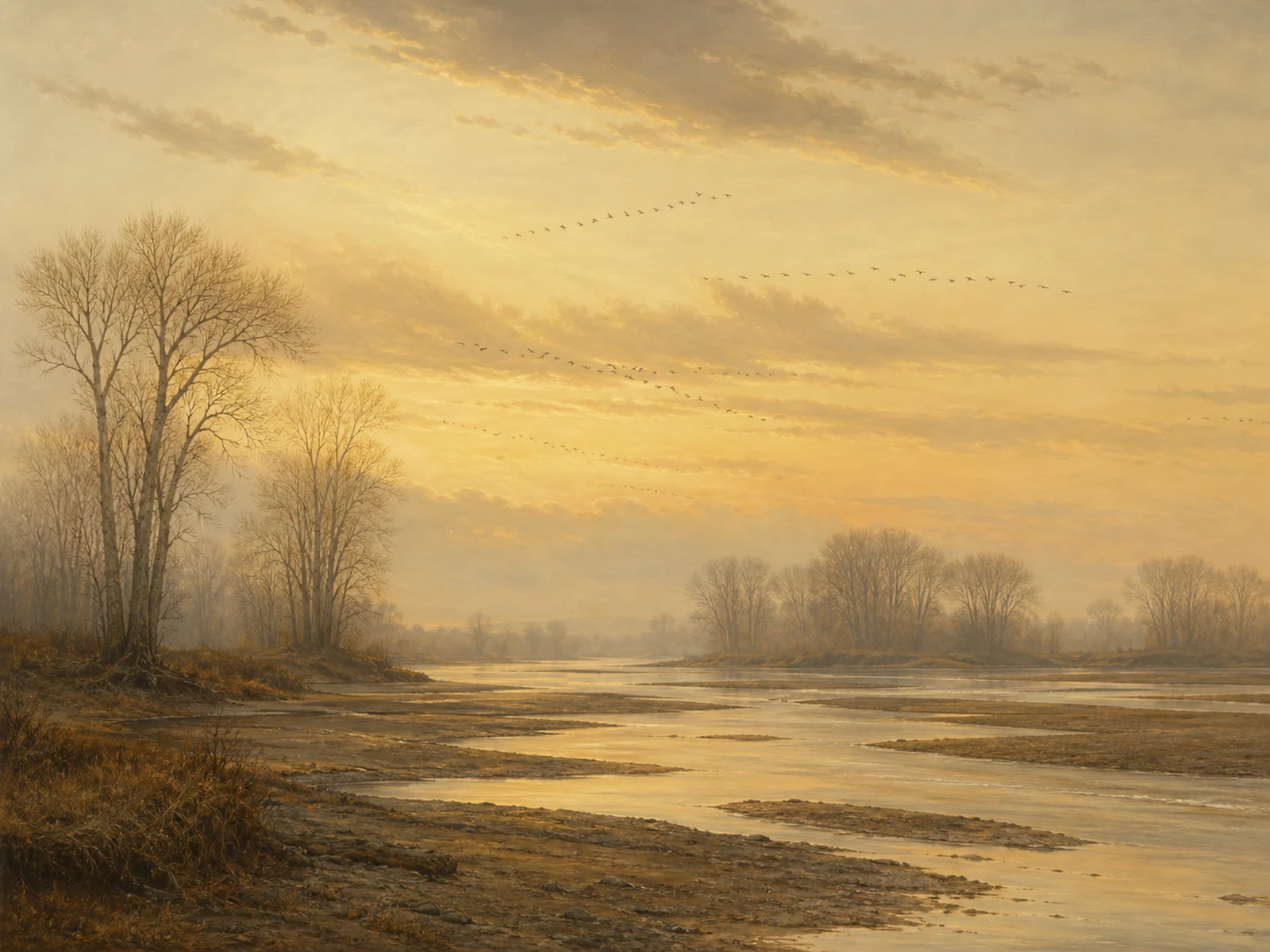 A painted landscape of Nebraska bird habitat