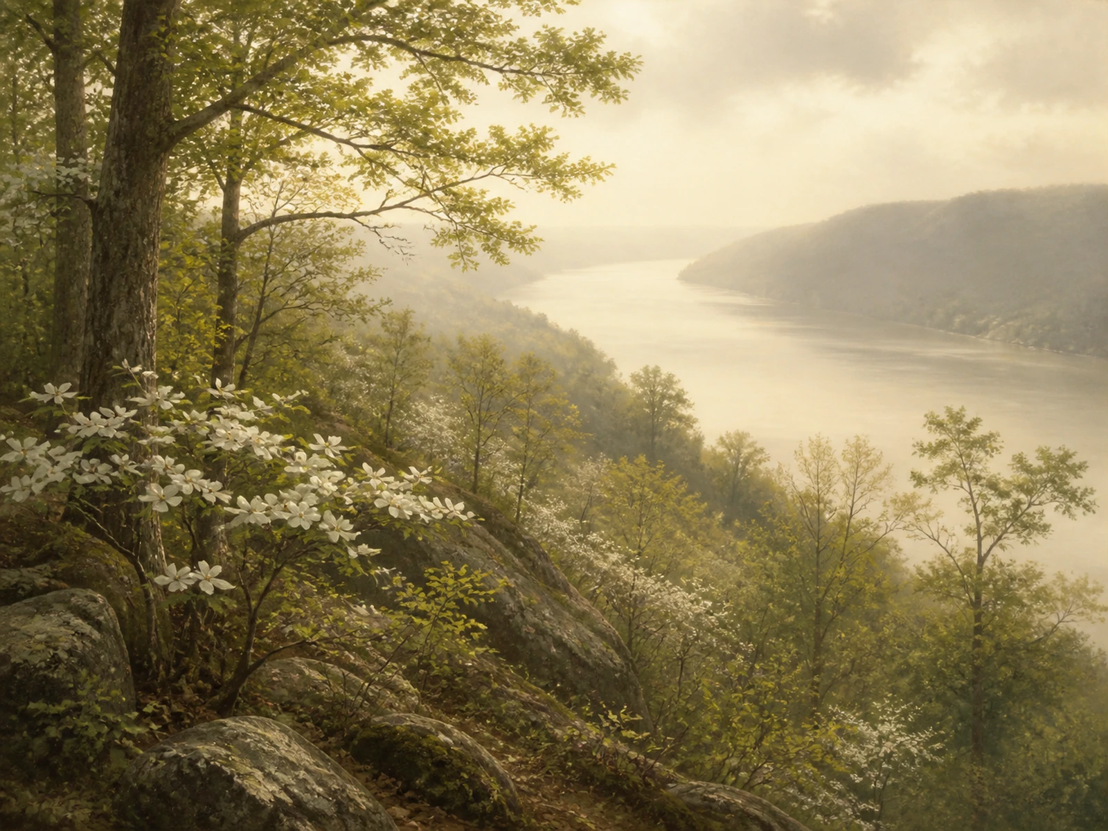 A painted landscape of New York bird habitat