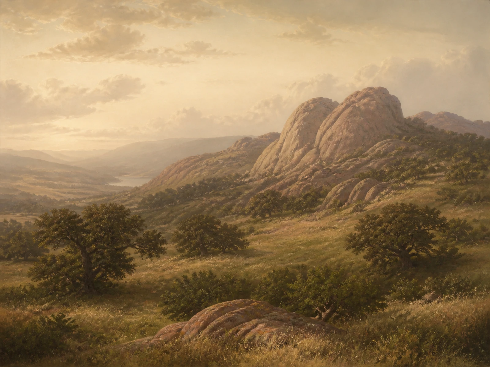 A painted landscape of Oklahoma bird habitat