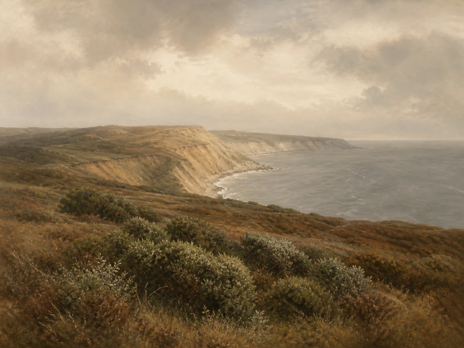A painted landscape of Rhode Island bird habitat
