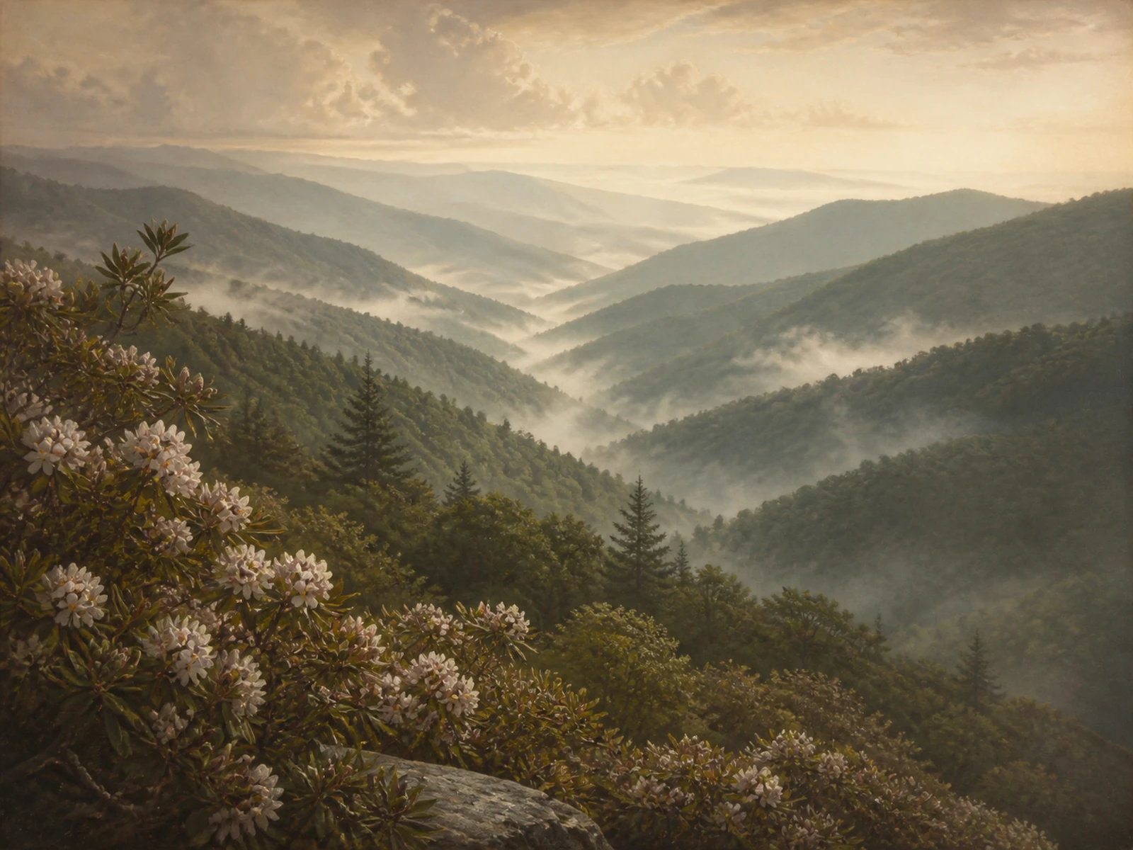 A painted landscape of Tennessee bird habitat