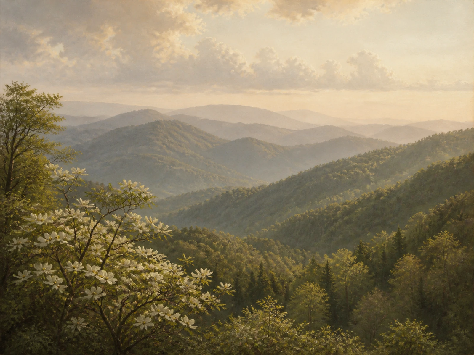 A painted landscape of Virginia bird habitat