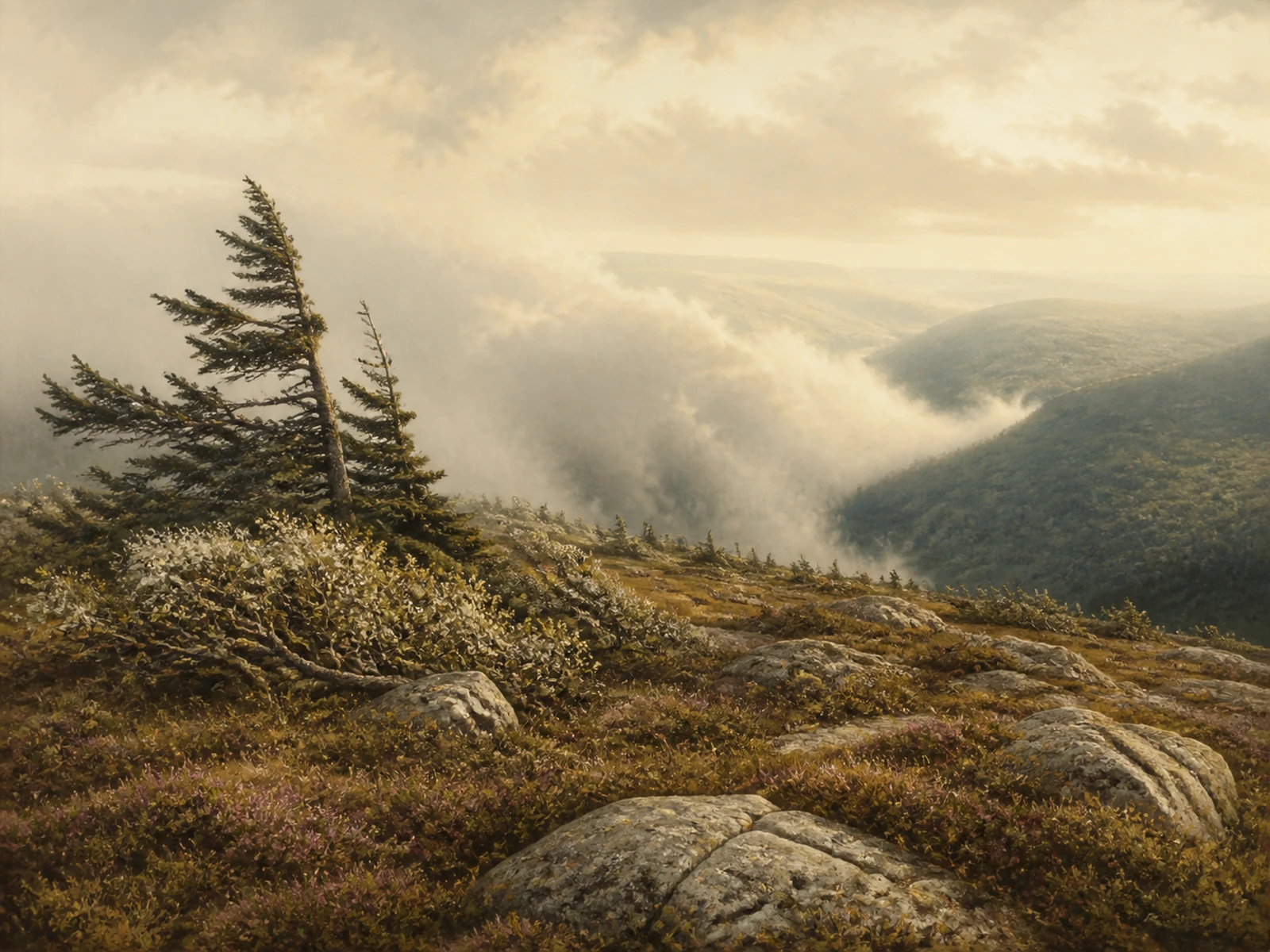 A painted landscape of West Virginia bird habitat