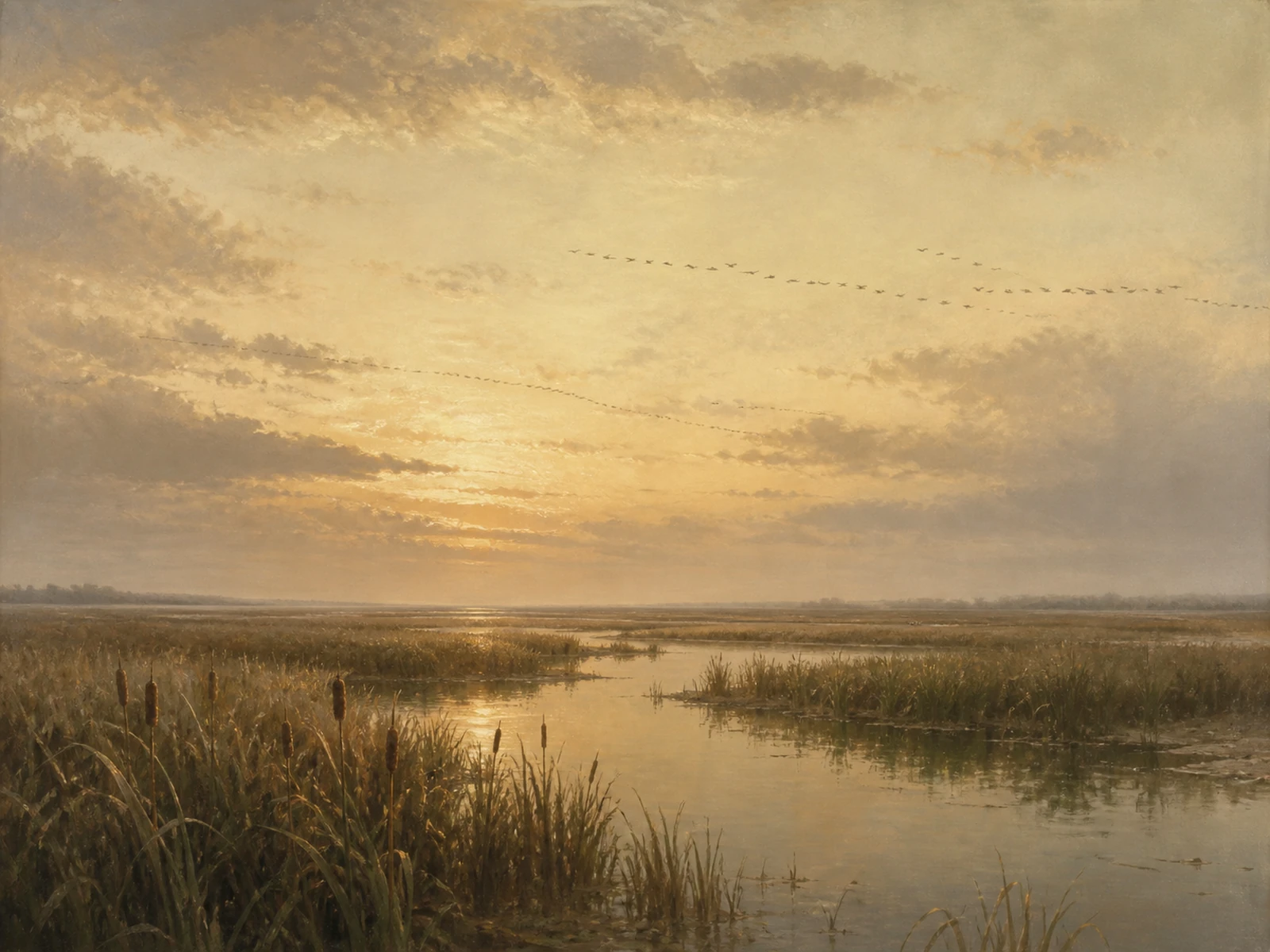 A painted landscape of Wisconsin bird habitat